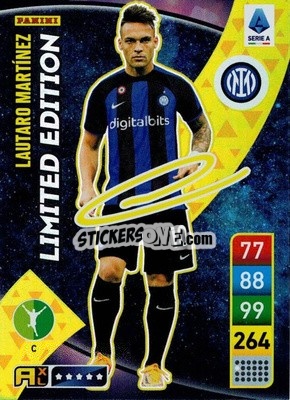 Sticker Lautaro Martínez - Calciatori 2022-2023. Adrenalyn XL n. LE-LMA - Panini