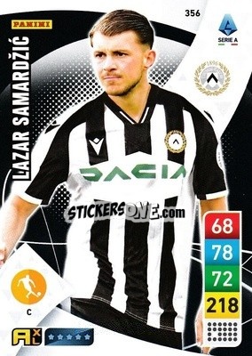 Cromo Lazar Samardžić - Calciatori 2022-2023. Adrenalyn XL - Panini