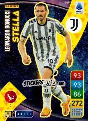 Sticker Leonardo Bonucci - Calciatori 2022-2023. Adrenalyn XL n. 449 - Panini