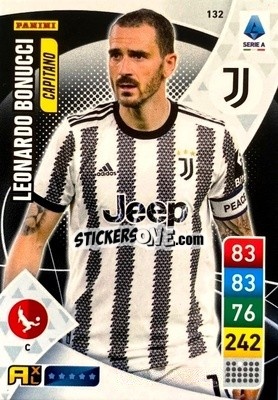 Sticker Leonardo Bonucci - Calciatori 2022-2023. Adrenalyn XL n. 132 - Panini
