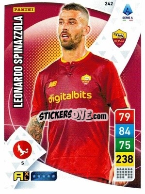 Figurina Leonardo Spinazzola - Calciatori 2022-2023. Adrenalyn XL - Panini