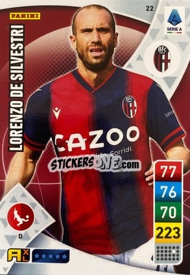 Cromo Lorenzo De Silvestri - Calciatori 2022-2023. Adrenalyn XL - Panini