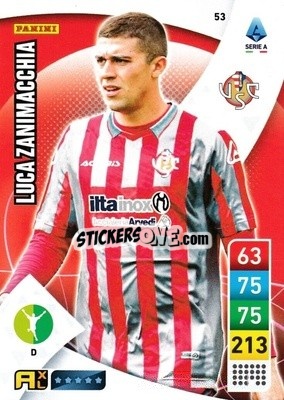 Figurina Luca Zanimacchia - Calciatori 2022-2023. Adrenalyn XL - Panini