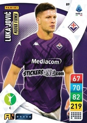 Sticker Luka Jović - Calciatori 2022-2023. Adrenalyn XL - Panini