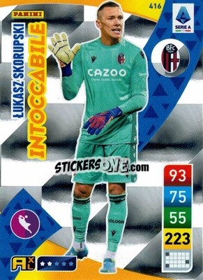 Sticker Łukasz Skorupski - Calciatori 2022-2023. Adrenalyn XL n. 416 - Panini