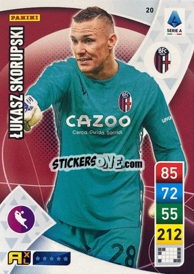 Sticker Łukasz Skorupski - Calciatori 2022-2023. Adrenalyn XL n. 20 - Panini