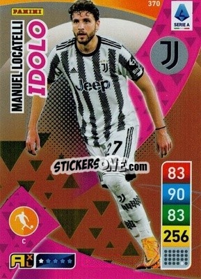 Sticker Manuel Locatelli - Calciatori 2022-2023. Adrenalyn XL n. 370 - Panini