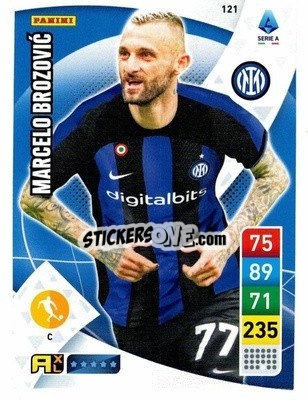 Sticker Marcelo Brozović - Calciatori 2022-2023. Adrenalyn XL n. 121 - Panini