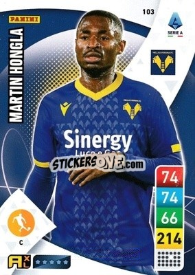 Sticker Martin Hongla - Calciatori 2022-2023. Adrenalyn XL - Panini