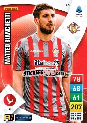 Figurina Matteo Bianchetti - Calciatori 2022-2023. Adrenalyn XL - Panini