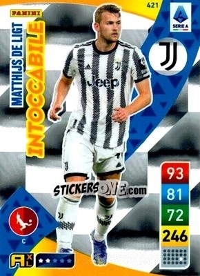 Sticker Matthijs de Ligt - Calciatori 2022-2023. Adrenalyn XL n. 421 - Panini