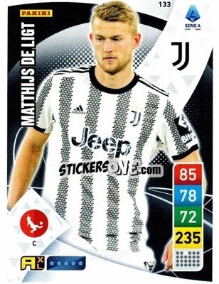 Sticker Matthijs de Ligt - Calciatori 2022-2023. Adrenalyn XL n. 133 - Panini
