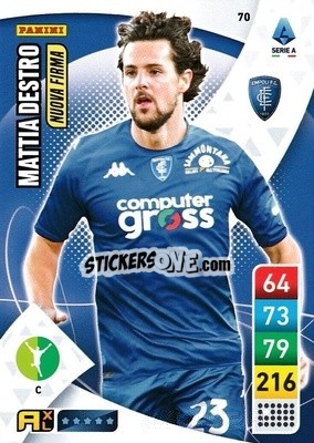 Sticker Mattia Destro - Calciatori 2022-2023. Adrenalyn XL - Panini