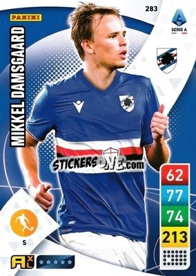 Sticker Mikkel Damsgaard - Calciatori 2022-2023. Adrenalyn XL n. 283 - Panini