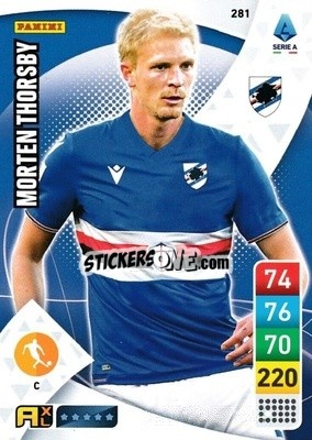 Sticker Morten Thorsby - Calciatori 2022-2023. Adrenalyn XL - Panini