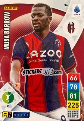 Figurina Musa Barrow - Calciatori 2022-2023. Adrenalyn XL - Panini