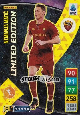 Sticker Nemanja Matić - Calciatori 2022-2023. Adrenalyn XL n. LE-NM - Panini