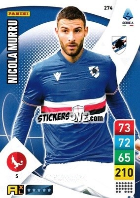 Figurina Nicola Murru - Calciatori 2022-2023. Adrenalyn XL - Panini