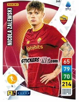 Sticker Nicola Zalewski - Calciatori 2022-2023. Adrenalyn XL n. 245 - Panini