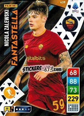 Sticker Nicola Zalewski - Calciatori 2022-2023. Adrenalyn XL n. 439 - Panini