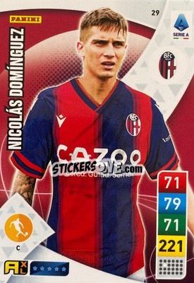 Figurina Nicolás Domínguez - Calciatori 2022-2023. Adrenalyn XL - Panini