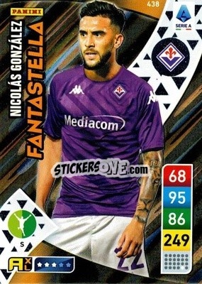 Sticker Nicolás González - Calciatori 2022-2023. Adrenalyn XL n. 438 - Panini