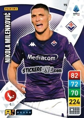 Cromo Nikola Milenković - Calciatori 2022-2023. Adrenalyn XL - Panini