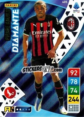 Sticker Pierre Kalulu - Calciatori 2022-2023. Adrenalyn XL n. 405 - Panini