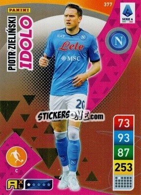 Sticker Piotr Zieliński - Calciatori 2022-2023. Adrenalyn XL n. 377 - Panini