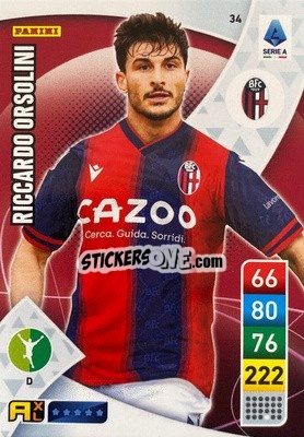 Sticker Riccardo Orsolini - Calciatori 2022-2023. Adrenalyn XL - Panini
