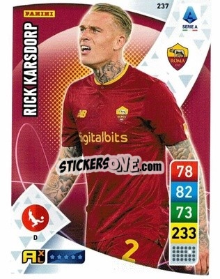 Figurina Rick Karsdorp - Calciatori 2022-2023. Adrenalyn XL - Panini