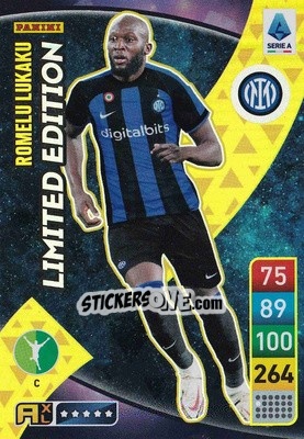 Sticker Romelu Lukaku - Calciatori 2022-2023. Adrenalyn XL n. LE-RL - Panini