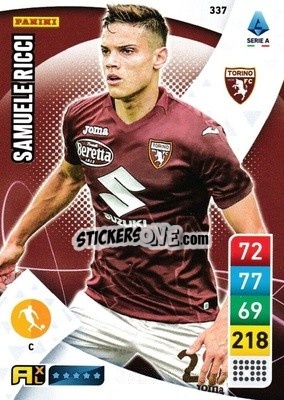 Figurina Samuele Ricci - Calciatori 2022-2023. Adrenalyn XL - Panini