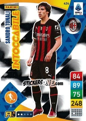 Figurina Sandro Tonali - Calciatori 2022-2023. Adrenalyn XL - Panini