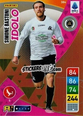 Sticker Simone Bastoni - Calciatori 2022-2023. Adrenalyn XL n. 384 - Panini