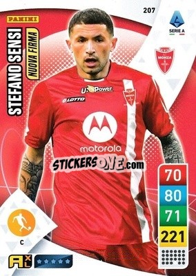 Cromo Stefano Sensi - Calciatori 2022-2023. Adrenalyn XL - Panini