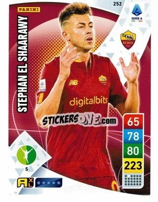 Sticker Stephan El Shaarawy - Calciatori 2022-2023. Adrenalyn XL n. 252 - Panini