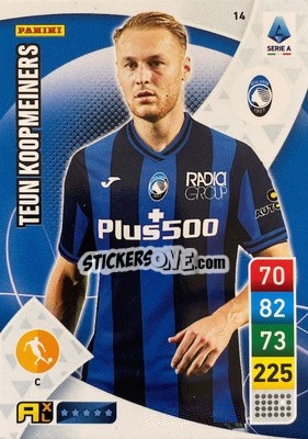 Sticker Teun Koopmeiners - Calciatori 2022-2023. Adrenalyn XL n. 14 - Panini