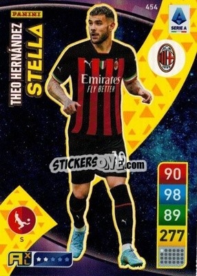 Sticker Theo Hernandez - Calciatori 2022-2023. Adrenalyn XL n. 454 - Panini