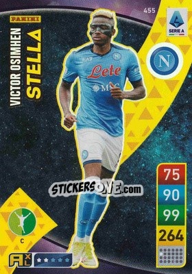 Sticker Victor Osimhen - Calciatori 2022-2023. Adrenalyn XL n. 455 - Panini