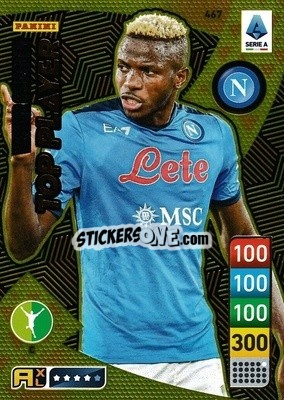 Sticker Victor Osimhen - Calciatori 2022-2023. Adrenalyn XL n. 467 - Panini