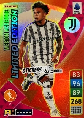 Sticker Weston McKennie - Calciatori 2022-2023. Adrenalyn XL n. LE-WK - Panini