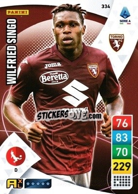 Figurina Wilfried Singo - Calciatori 2022-2023. Adrenalyn XL - Panini