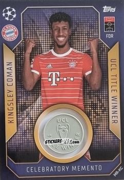 Figurina Kinglsey Coman - UEFA Champions League & Europa League 2022-2023. Match Attax n. MR-KC - Topps
