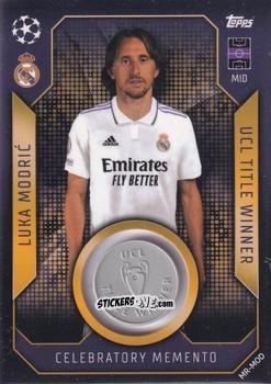 Figurina Luka Modric - UEFA Champions League & Europa League 2022-2023. Match Attax n. MR-MOD - Topps