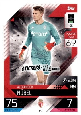 Figurina Alexander Nübel  - UEFA Champions League & Europa League 2022-2023. Match Attax - Topps