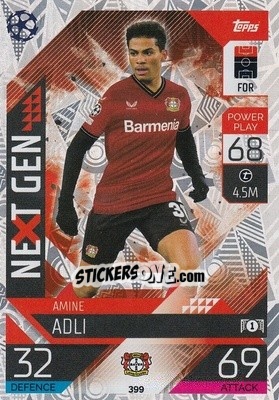 Figurina Amine Adli - UEFA Champions League & Europa League 2022-2023. Match Attax - Topps