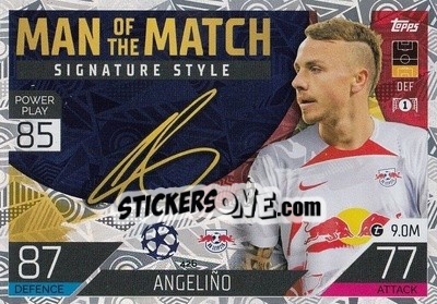 Sticker Andeliño - UEFA Champions League & Europa League 2022-2023. Match Attax n. 426 - Topps