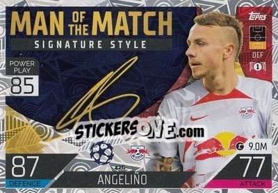 Sticker Andeliño - UEFA Champions League & Europa League 2022-2023. Match Attax - Topps