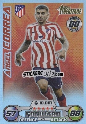 Sticker Angel Correa - UEFA Champions League & Europa League 2022-2023. Match Attax n. 478 - Topps